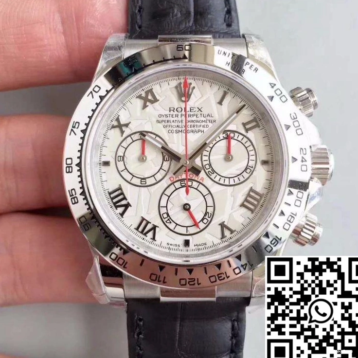Strap Leather Cosmograph Black 116520 JH Factory Rolex Daytona 0831